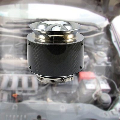 

Tailored Carbon Fiber 76mm Car Carbon Fiber Cold Air Intake Mesh Tapered Cone Air Filter