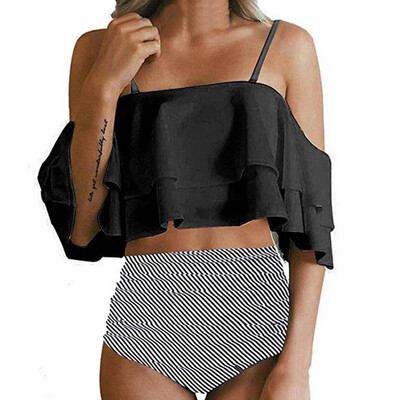 

Saidsome Women Printed Bikini Set Push-Up Padded Bathing Swimwear Swimsuit