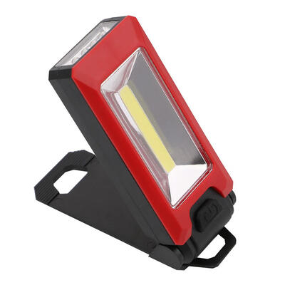 

COB 4 LED Magnetic Working Folding Hook Flashlight Emergency Light Torch