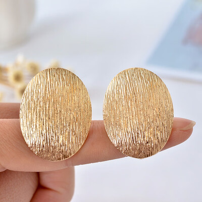 

New ear clipexaggerated fashion cute ellipse line earrings ear clip women jewelry festival party present