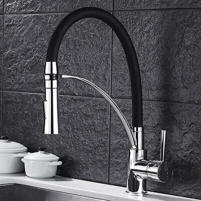 

New Solid Brass Kitchen Tap for Chrome Plated Deck Mount Vessel Sink Kitchen Wash Basin Faucet