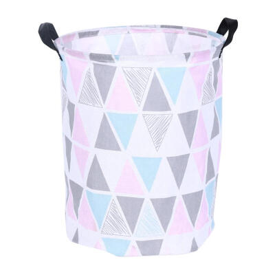 

Cylindrical Stand Laundry Basket Washing Storage Bucket Toy Sundries Barrel