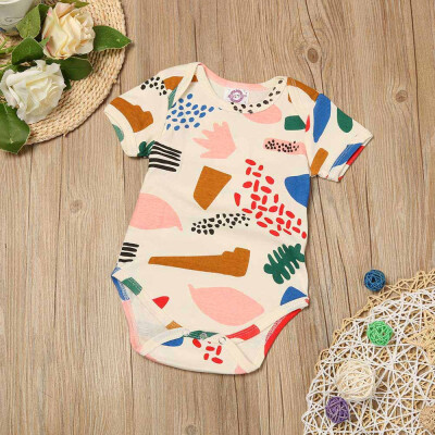 

Infant Kids Baby Girls Boys Printing Cotton Leopard Romper Jumpsuit Clothes 80