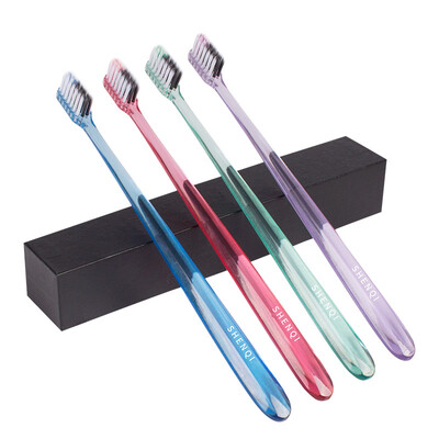 

Magical toothbrush crystal super soft spiral soft toothbrush 4 sticks