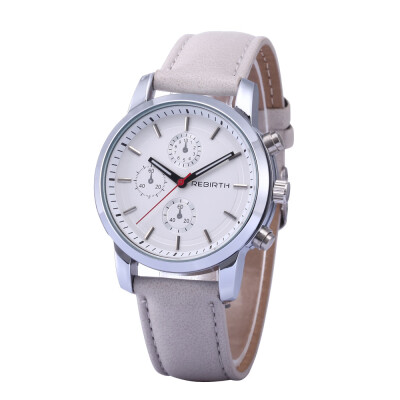 

Watch REBIRTH Li Pofu PC21 high quality movement female watch fashion watch belt watch fake three eyes ladies