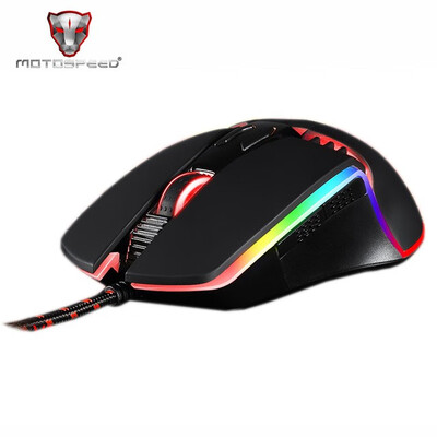 

Motospeed V20 RGB Programming 5000 DPI Gaming Game Mouse Professional Adjustable USB Computer Wried Optical Backlit LED for PC