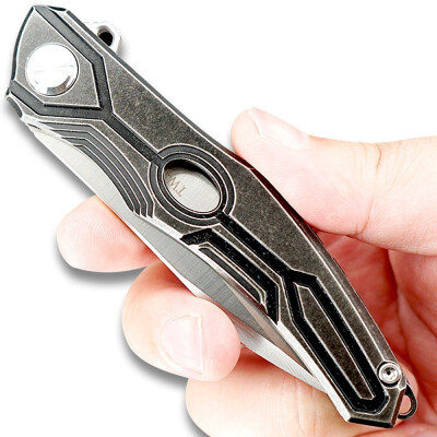 

TWOSUN d2 blade folding Pocket Knife tactical knives camping knife hunting outdoor tool EDC Titanium bearings Fast Open TS28