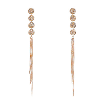 

Vintage crystal statement dangle Earrings for Women Ethnic rhinestone earrings fashion za jewelry wholesale