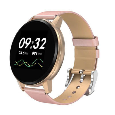 

S01 Fitness Tracker Smart Bracelet Activity Tracker With 122 Color Touch Screen Round Dial Heart Rate Sleep Monitor