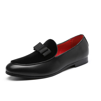 

Mens casual leather bow leather shoes tide shoes men