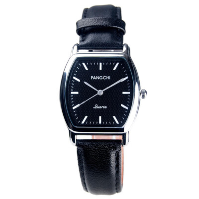 

Pengzhi belt type student watch male small dial watch female square watch boy simple quartz watch wine barrel shape