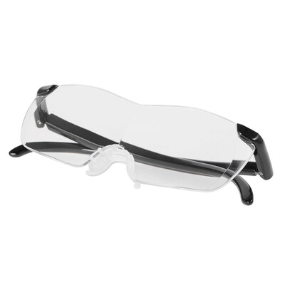 

5X 160 Degree Magnifying Eyewear Glasses Magnifying Eyeglasses With Storage Bag New