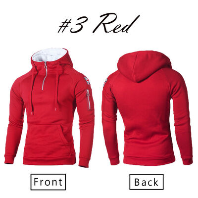 

Mens Premium Athletic Soft Sherpa Lined Fleece Zip Up Hoodie Sweater Jacket