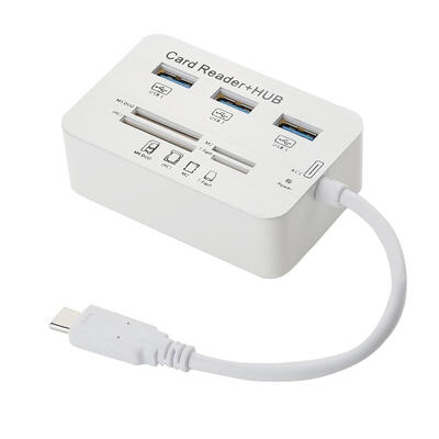 

USB 30 Combo 3 Ports Card Reader High Speed HUB Splitter Adapter Converter