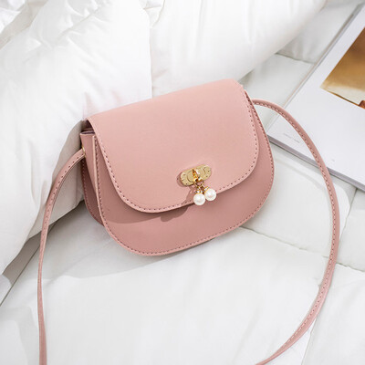 

Tailored Women Small Square Bag Single Shoulder Pearl decoration Messenger Bags