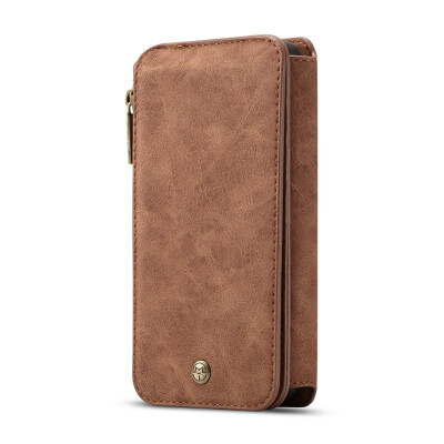 

CaseMe Leather Multi-function Wallet Case for iphone Xs MAX 65 inch Magnetic 2 in 1 Flip Folio Cover Card Slots Holder Zipper