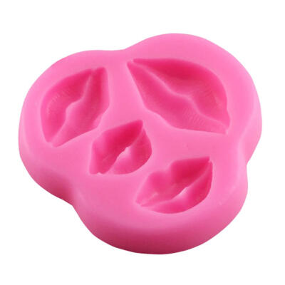 

Lips Shape Silicone Mold Chocolate Fondant Cake Mould DIY Baking Tool