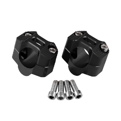 

Motorcycle Handlebar Riser Clamp Adapter CNC Aluminum Handlebar Mount Riser Universal 1 18" 28mm
