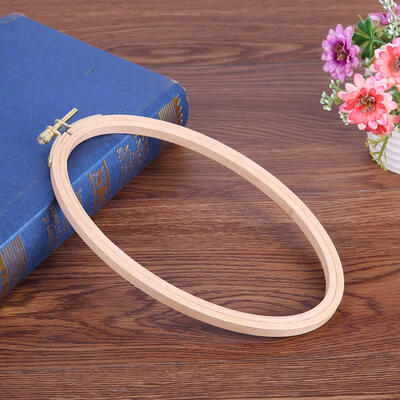 

Beech Cross Stitch Machine Frame Embroidery Hoop Ring Sewing Craft DIY Tool