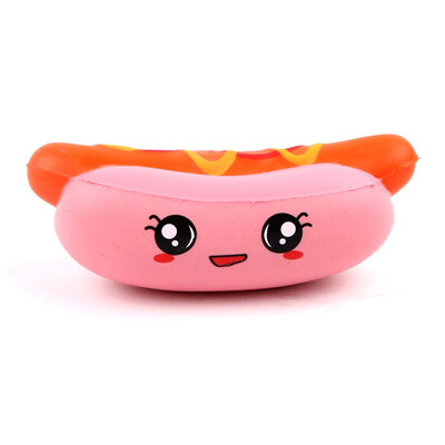 

Gotoamei Silly Squishy Hot Dog Scented Slow Rising Squeeze Toys Stress Reliever Toys
