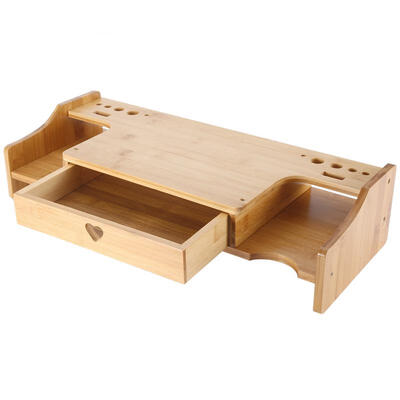

Greensen Multifunctional Computer Monitor Stand Riser Rack Shelf with Desktop Storage