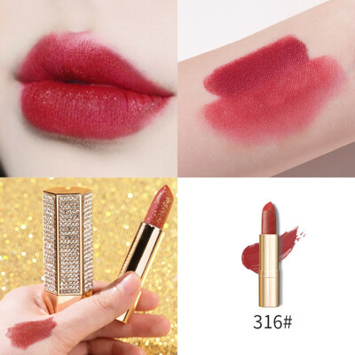 

Lips Makeup Waterproof Shimmer Long Lasting Pigment Matte Lipstick Luxury Makeup Cosmetic