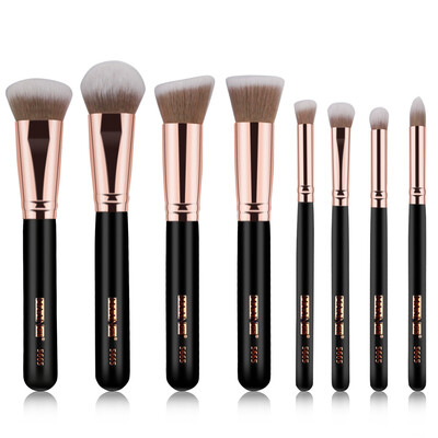 

Toponeto 8Pcs Makeup Brushes Powder Foundation Eyeshadow Eyeliner Lip Cosmetic Brush