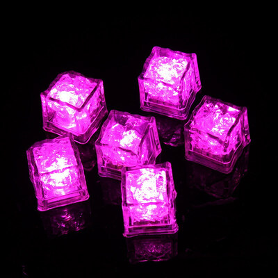 

FUNNYBUNNY Illuminated Ice Cubes Colorful Touch Sensor Night Light LED Flash Ice Cubes Water Glow Night Light Fast Flash