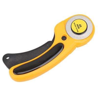 

Greensen 45mm Round Wheel Carving Cutting Knife Rotary Cutter for Leather Craft Cut