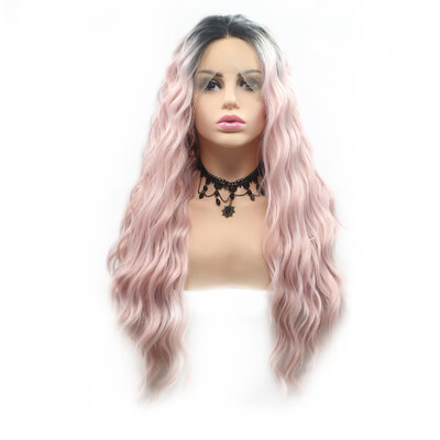 

Dolago Loose Wavy Hair Synthetic Lace Front Wigs For Black Women