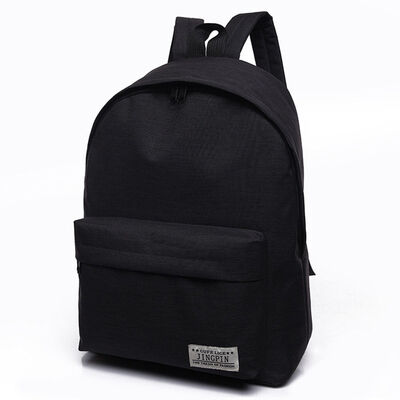 

2018 New Style Fashion Canvas School Bag Travel Casual Backpack Teenager Zipper Solid Girls Boys Backpacks