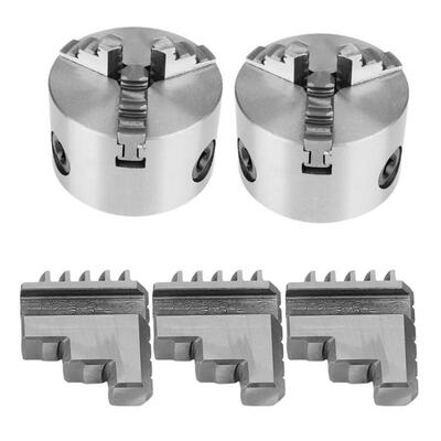

Greensen 3pcspair K11-80 Inside Jaw Chuck Self-Centering Metal Lathe Chuck Jaws Metal Processing Tool