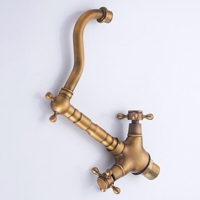 

Durable Bronze Retro Taps Daily Kitchen Sink Taps