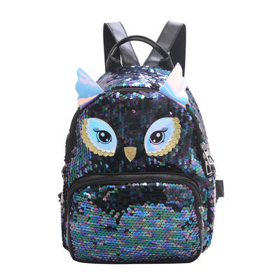 

Cartoon Animals Birds Sequins Women Backpacks Girls Travel Shoulder Bags