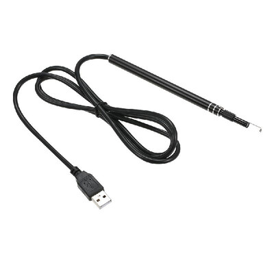 

6 LED 55MM Lens Endoscope Inspection USB Wire Snake Tube Camera for Ear Nose Throat Health Care Work with Window PC