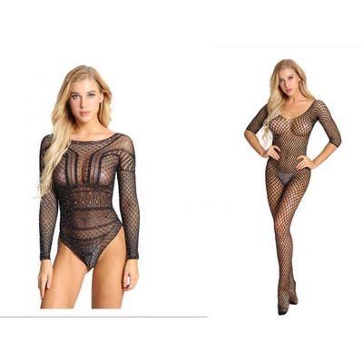 

HOT Women Sexy Mesh Net Lingerie Babydoll Underwear Body Stocking Bodysuit Lingerie Sleepwear Dress