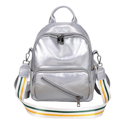 

Solid Color Large Shoulder Crossbody Bags Women PU Leather Travel Backpacks
