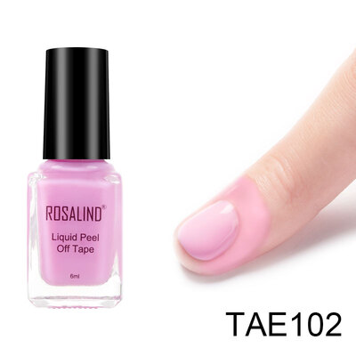 

6ml Anti-freezing Peel Off Nail Art Latex Cuticle Guard pink Cuticle Protector Nail Polish Manicure Nail Art Latex