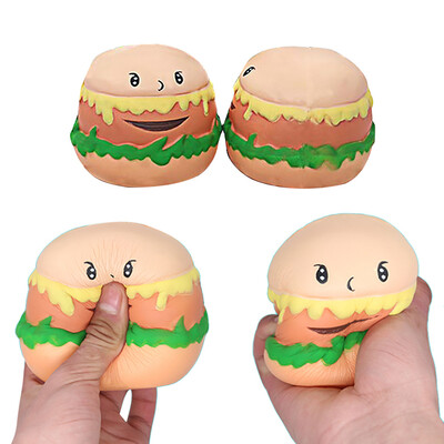 

Gotoamei New Simulation Slow Rebound Expression Burger Decompression Venting Toy