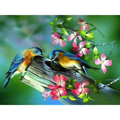 

5D DIY Full Drill Diamond Painting Parrot Cross Stitch Embroidery Kit Craft