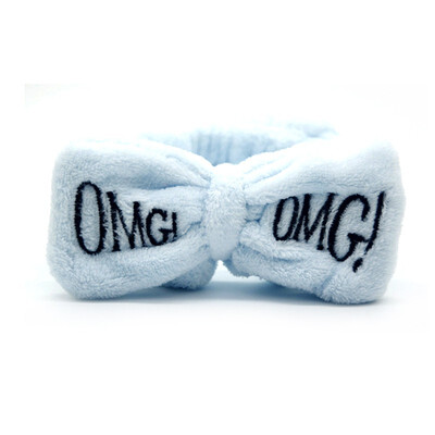 

Letter "OMG" Coral Fleece Soft Bow Headbands For Women Girls Cute Hair Holder Hairbands Hair Bands Headwear Hair Accessories