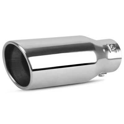 

15-20 Inch Inlet Exhaust Tip Chrome Polished Stainless Steel Exhaust Tip