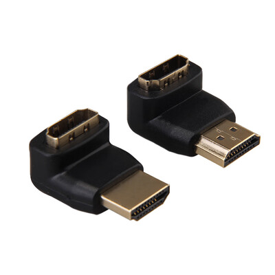 

90 Degree 270 Degree HDMI Male to Female Right Angle Adapter Connector