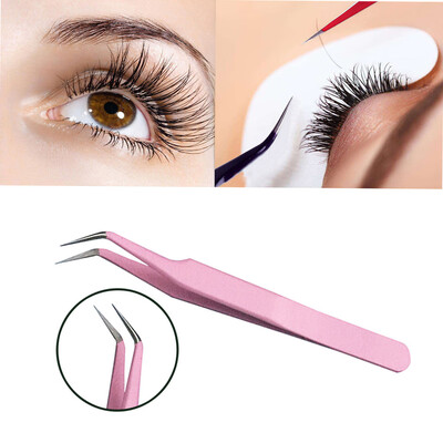 

〖Follure〗Stainless Steel Eyebrow Tweezers Eyelash Curler Clip Plucking Beauty Tools