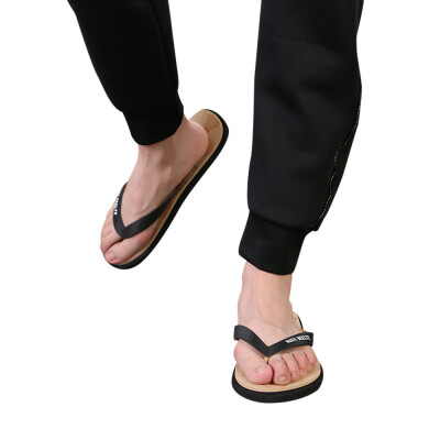 

Rose Men Fashion Outdoors Flat Heel Round Toe Flip Flops Slipper Beach Shoes