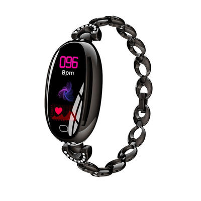

E68 Smart Bracelet Fitness Tracker Watch With Sports Modes Blood Pressure Heart Rate Monitor And Chain Wristband