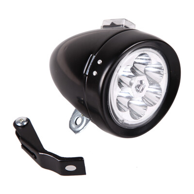 

Retro Bicycle Bike Accessory Front Light Bracket Vintage 6LED Headlight GFY