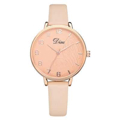 

Business Womens Watches Scale Roman Numerals Ladies Quartz Wristwatch Fashion Leather Strap Minimalism Clock Reloj Mujer