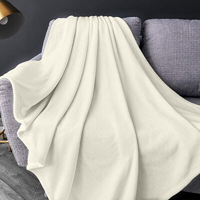 

Toponeto Super Soft Warm Solid Warm Micro Plush Fleece Blanket Throw Rug Sofa Bedding