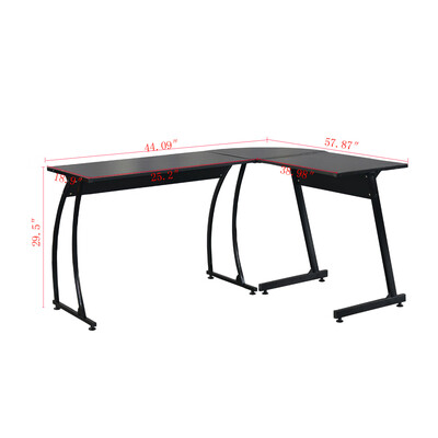 

Wonderful -Shape Computer Desk PC Laptop Table Workstation Wood Home Office